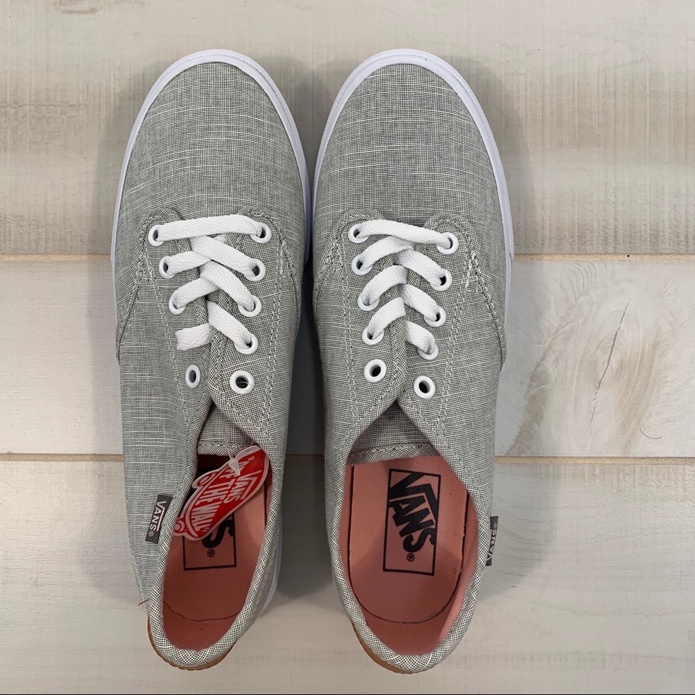 NEW Van’s Off The Wall Canvas Gray Sneakers 9 - Picture 8 of 8